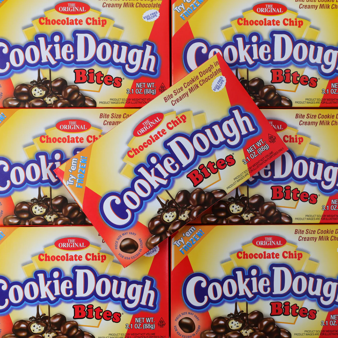 Chocolate Chip Cookie Dough Bites Theatre Box