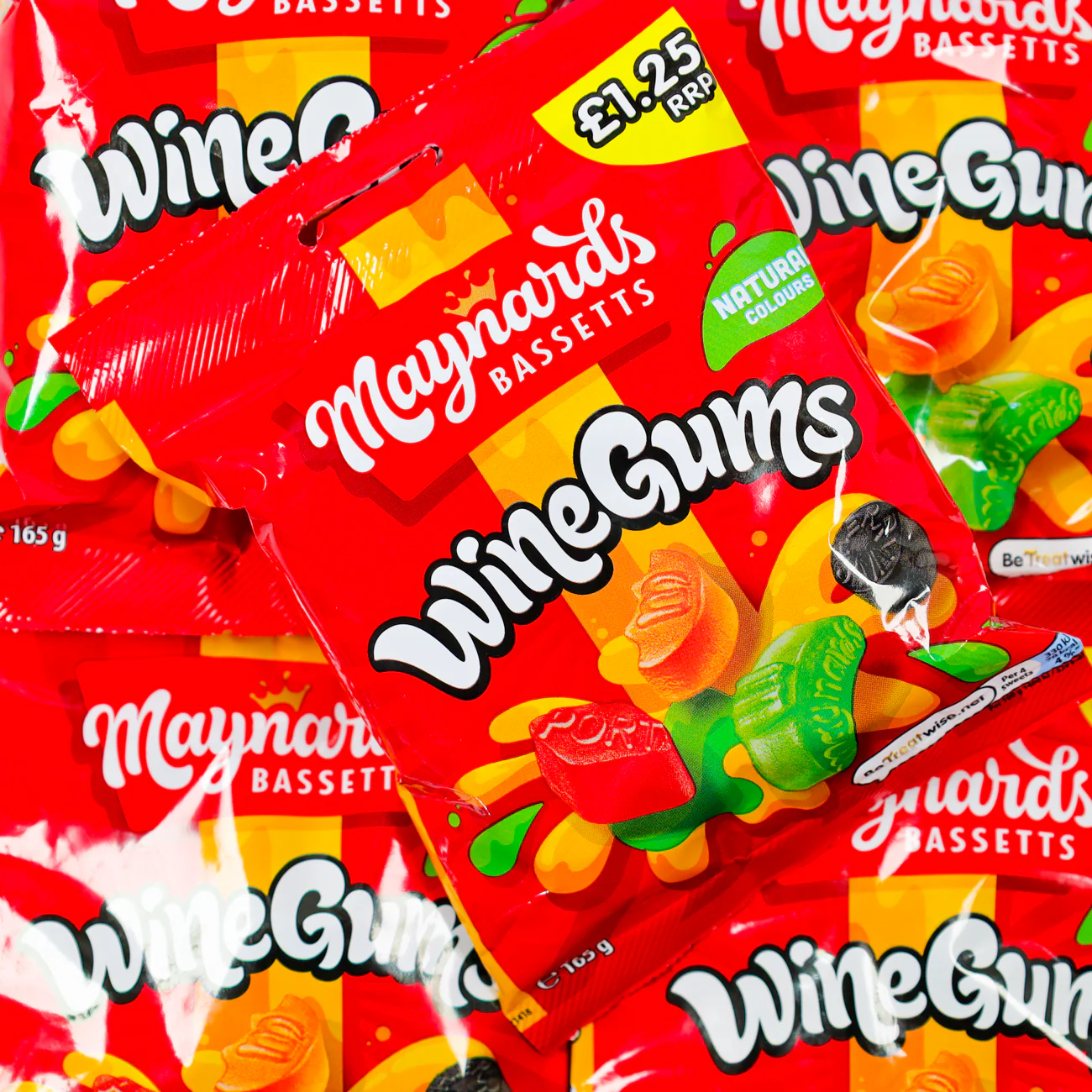 Maynards Bassetts Wine Gum 130g