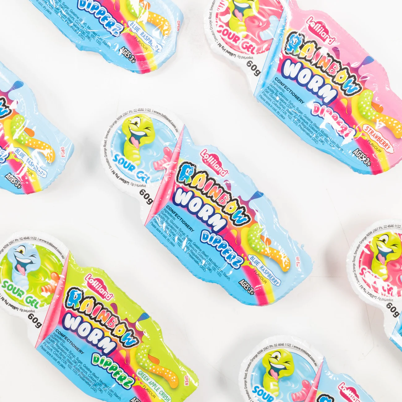Rainbow Worm Dipperz